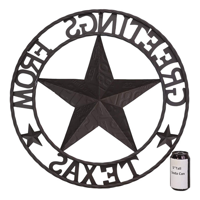 Loon Peak® Greetings From Texas Lone Star Wall Décor Wayfair